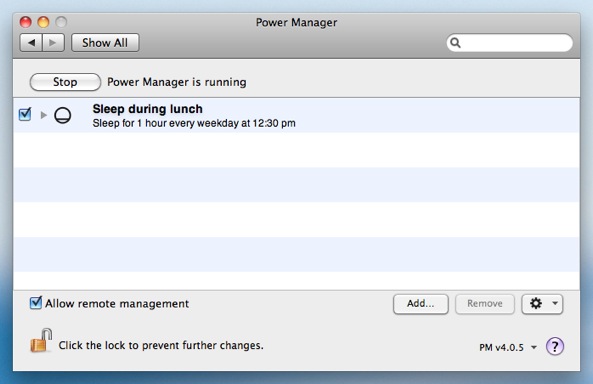 eatre power manager