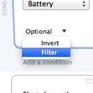 Add the optional Filter to the condition